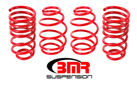 BMR 10-15 5th Gen Camaro V8 Lowering Spring Kit (Set Of 4) - Red - SP022R