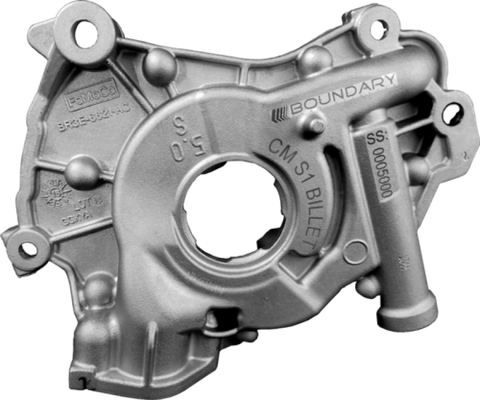 Boundary 11-17 Ford Coyote Mustang GT/F150 V8 Oil Pump Assembly w/Billet Back Plate - CM-S1-BBP