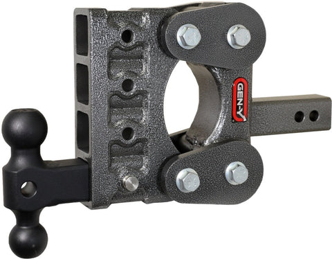 Gen-Y The Boss Torsion-Flex 2in Shank 5in Drop 1.1K TW 10K Hitch w/GH-031 Dual-Ball - GH-1014