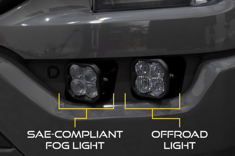 Diode Dynamics 21-22 Ford F-150 Stage Series Fog Pocket Mounting Brackets - DD7309P