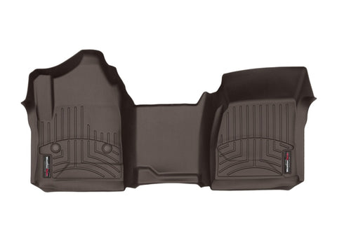 WeatherTech 14+ Chevy Silverado 1500 Regular Cab Front Floor Liner - Cocoa - 475451