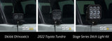 Diode Dynamics 2022 Toyota Tundra C2 Sport Stage Series Ditch Light Kit - Yellow Combo - DD7390