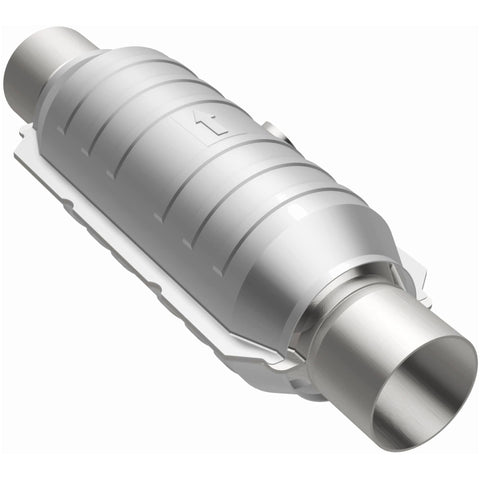 MagnaFlow Conv Univ 2.5in Inlet/Outlet Center/Center Round 11in Body L x 5.125in W x 15in Overall L - 51356