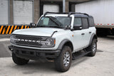 RealTruck 21-24 Ford Bronco 4dr VoltStep Electric Running Board Kit (No Drill) - Tex. Blk - 20412974PC