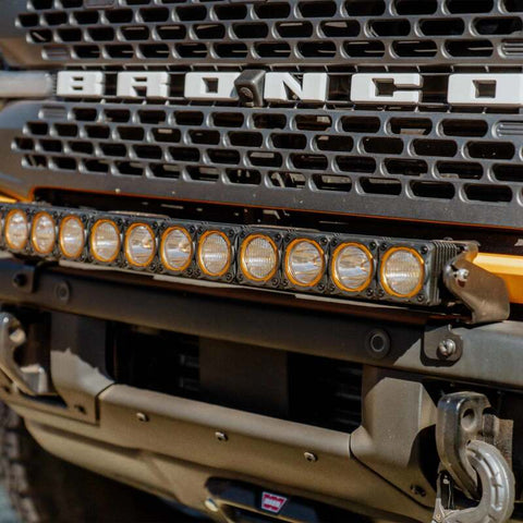 KC HiLiTES 21-24 Ford Bronco Front Bumper Light Bar Mount (For 30in FLEX ERA LED Light Bar) - 7352