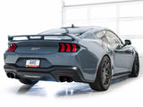 AWE 2024 Ford Mustang GT Fastback S650 RWD SwitchPath Cat-Back Exhaust w/ Quad Diamond Black Tips - 3025-43650