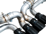 AWE Tuning 2023 C8 Corvette Z06 SwitchPath Cat-Back Exhaust - Diamond Black Tips - 3025-43906