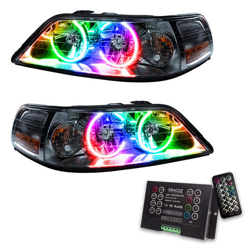 Oracle 05-11 Lincoln Town Car SMD HL (Non-HID) - ColorSHIFT w/ 2.0 Controller - 7155-333