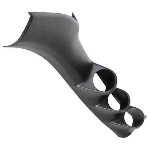 Autometer 95-98 Nissan 240SX Black Triple 52mm Pillar Pod - 22807