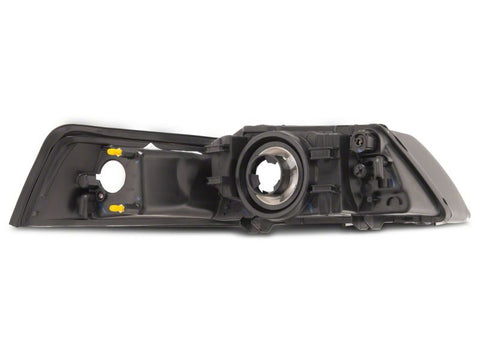 Raxiom 99-04 Ford Mustang Axial Series OEM Style Replacement Headlights- Chrome Housing (Clear Lens) - 413421