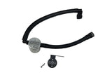 J&amp;L 15-24 Ford Transit 150/250/350 3.5L EcoBoost Passenger Side Oil Separator 3.0 - Clear Anodiz - 3025P-C