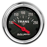Autometer Traditional Chrome 2-1/16in 100-250 Degree F Electric Transmission Temperature Gauge - 2552