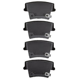 R1 06-14 Dodge Magnum Rear Ceramic Brake Pads - 2310-1057-10