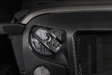 Rugged Ridge 07-18 Jeep Wrangler JK Black Elite Pivotal Headlight Euro Guard - 11230.13