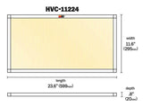 K&N HVAC Filter - 12 x 24 x 1 - HVC-11224