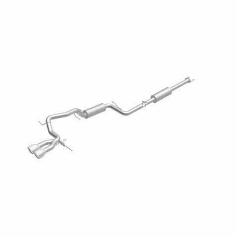MagnaFlow 13 Ford Focus 2.0L Turbocharged ST Dual Center Rear Exit Stainless Cat Back Perf Exhaust - 15155