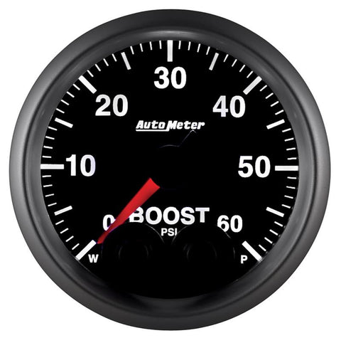 Autometer Elite 52mm 0-60 PSI Boost Peak & Warn w/ Electronic Control Gauge - 5670