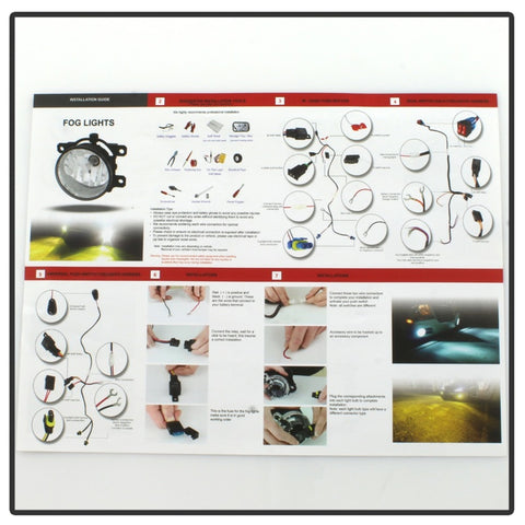 Spyder Ford F-150 2015-2016 OEM Fog Lights W/Universal Switch- Clear FL-FF15014-C - 5083005