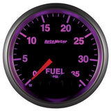 Autometer Elite 2-1/16in 0-35 PSI Fuel Pressure Stepper Motor w/ Peak & Warn - 5661