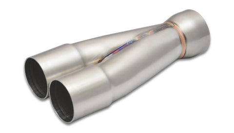Vibrant 2-1 SS Merge Collectors (1-7/8in Inlet Slipover ID 2-1/4in Outlet OD) - Sold Individually - 10354