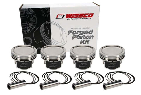 Wiseco Honda R18 81.5mm 9.0:1 CR Bore -10cc Dome Piston Shelf Stock Kit - K672M815AP