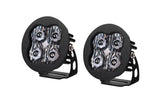 Diode Dynamics SS3 LED Pod Pro - White SAE Driving Round (Pair) - DD6144P