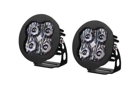 Diode Dynamics SS3 LED Pod Pro - White SAE Driving Round (Pair) - DD6144P