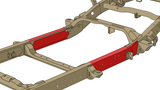 Rust Buster 1999-2006 Chevy & GMC Trucks Center Rear Frame Repair Kit - Left - RB7314L