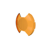 KC HiLiTES SlimLite 8in. LED Light Shield Driving (Shield Only) - Amber - 5211
