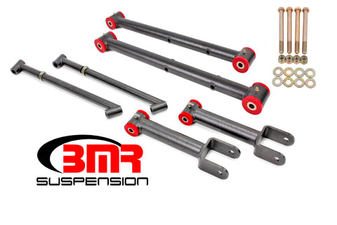 BMR 68-72 A-Body Non-Adj. Rear Suspension Kit - Black Hammertone - RSK017H