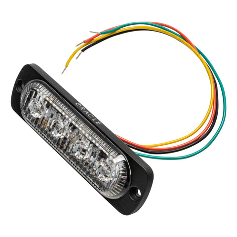 Oracle 4 LED Slim Strobe - Amber - 3510-005