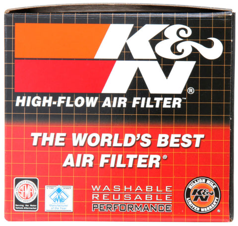 K&N Filter Universal Rubber Filter Oval Tapered 4in Base O/S L x 3.5in Top O/S L x 2.75in H - RU-1820