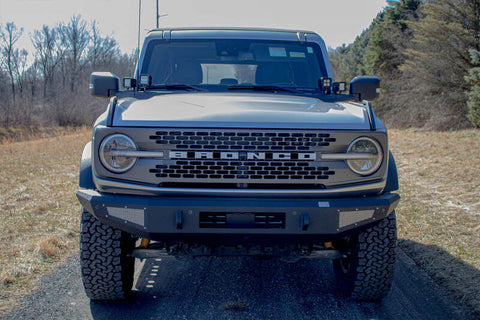 Fishbone Offroad 2021+ Ford Bronco Front Bumper - Black - FB22359