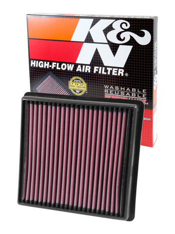 K&N Replacement Panel Air Filter for 11-14 Jeep Grand Cherokee 3.0L V6 Diesel - 33-3029