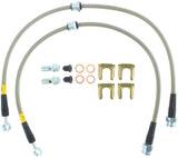 StopTech 95-99 Mitsubishi Eclipse Stainless Steel Front Brake Lines - 950.46004