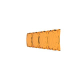 KC HiLiTES FLEX ERA LED Light Bar 10in. Light Shield - Amber (SHIELD ONLY) - 5333