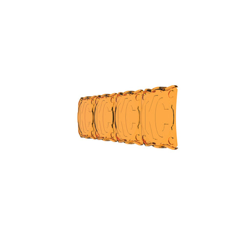 KC HiLiTES FLEX ERA LED Light Bar 10in. Light Shield - Amber (SHIELD ONLY) - 5333