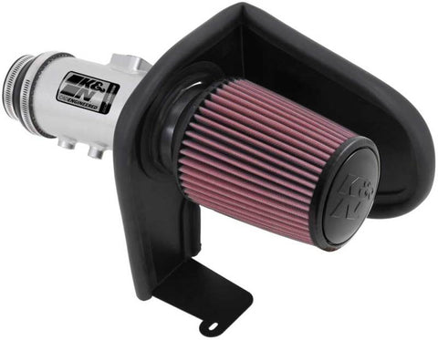 K&N 13-14 Honda Accord 3.5L V6 69 Series Typhoon Air Intake System - Silver Cold Air Intake Kit - 69-1212TS