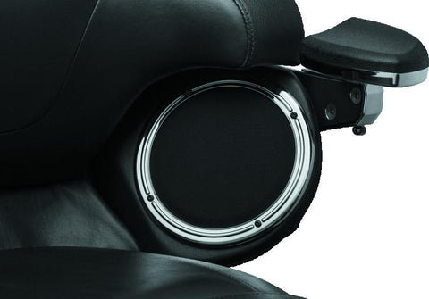 Kuryakyn Rear Speaker Accents For 14-Up Touring Models Chrome - 7376