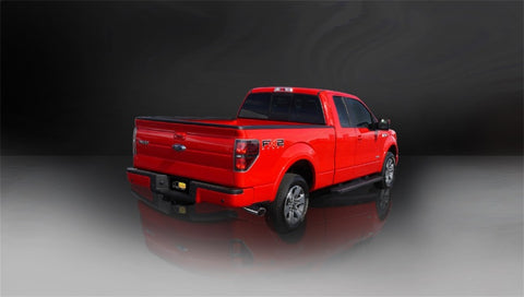 Corsa 2011-2014 Ford F-150 5.0L V8 Polished Sport Cat-Back Exhaust - 24393