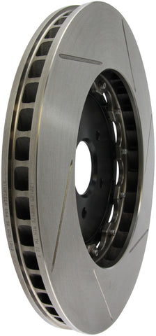 StopTech 09-11 Nissan GT-R Front Right Slotted Bare Iron 380x34mm Aero-Rotor Kit - 129.42104.14