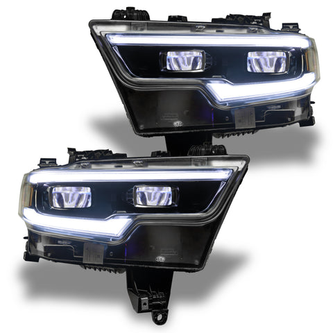Oracle 19-21 RAM 1500 RGB Headlight Demon Eye Kit - LED Projector - w/o Controller - 1456-334