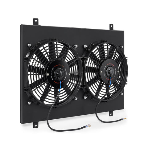 Mishimoto 79-93 Ford Mustang Aluminum Fan Shroud Black - MMFS-MUS-79BK