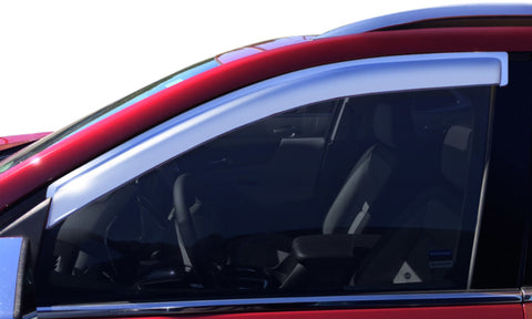 AVS 18-22 Chevrolet Equinox Ventvisor Window Deflectors 4pc - Chrome - 684634