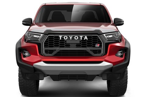 Husky Liners 20-26 Toyota Hilux Aeroskin Hood Protector - Chrome - 2892227