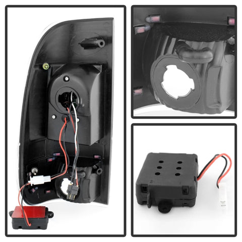 xTune Ford F250/350/450/550 Super Duty 99-07 LED Tail Lights Black Smoke ALT-JH-FF15097-LED-BKSM - 9027642