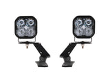 Diode Dynamics 19-21 Ford Ranger Sport SS3 LED Ditch Light Kit - White Combo - DD6583