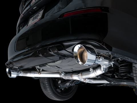 AWE Tuning 22+ Honda Civic Si/Acura Integra Track Edition Cat-Back Exhaust - Dual Chrome Silver Tips - 3020-32331