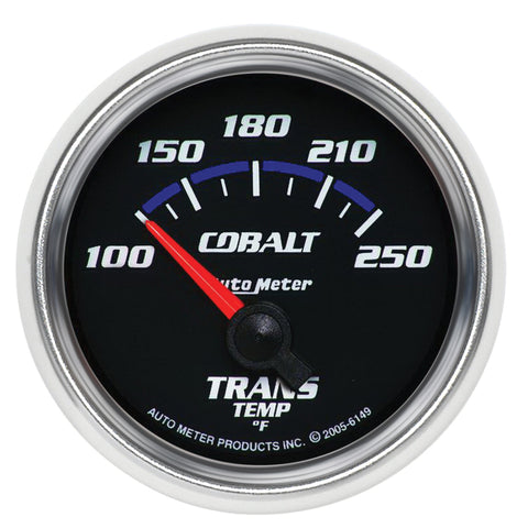 Autometer Cobalt 2-1/6in 100-250 Degree F Transmission Temperature Gauge - 6149