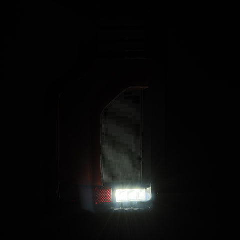 AlphaRex 19-24 Chevy Silverado 1500 / 20-24 2500HD/3500HD LUXX-Series LED Tail Lights Red - 620068